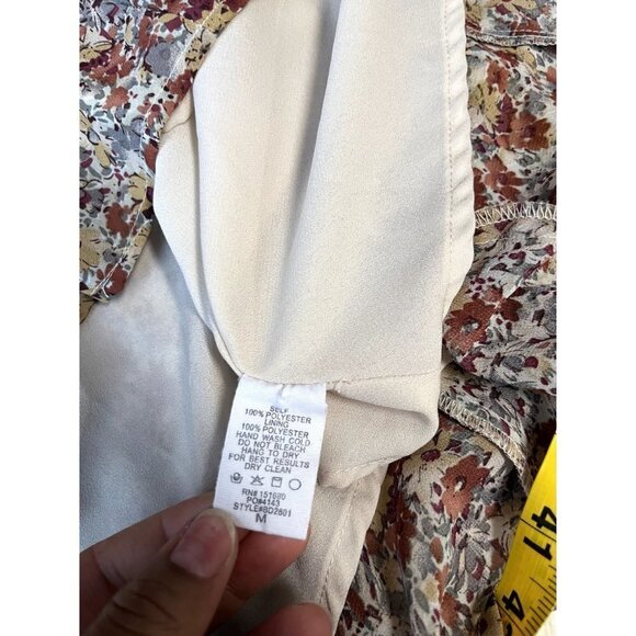 Storia Floral Mini Dress in Pink and Cream - Picture 11 of 13